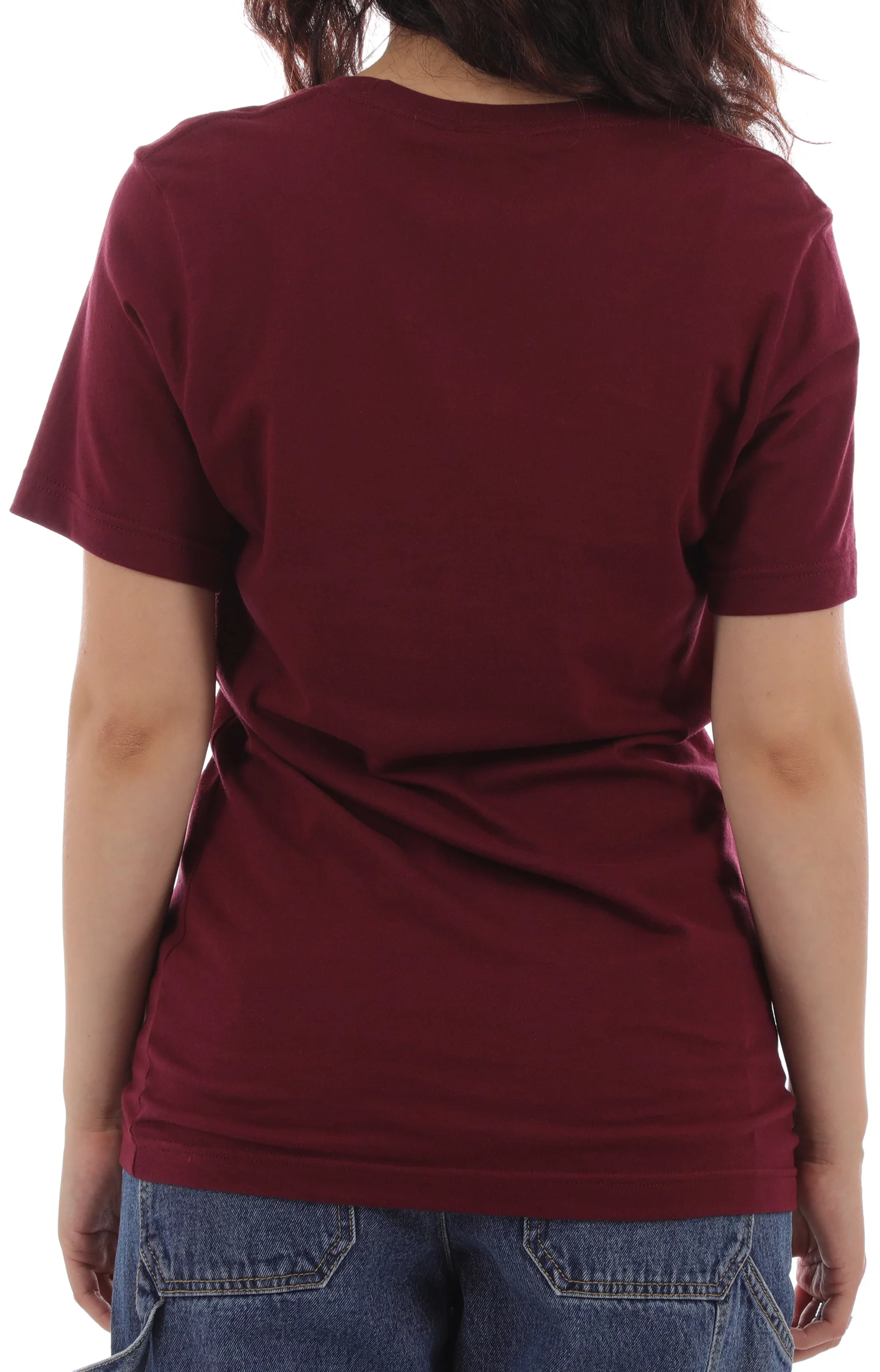 Thrasher Women s Skate Mag Logo T Shirt maroon Tactics