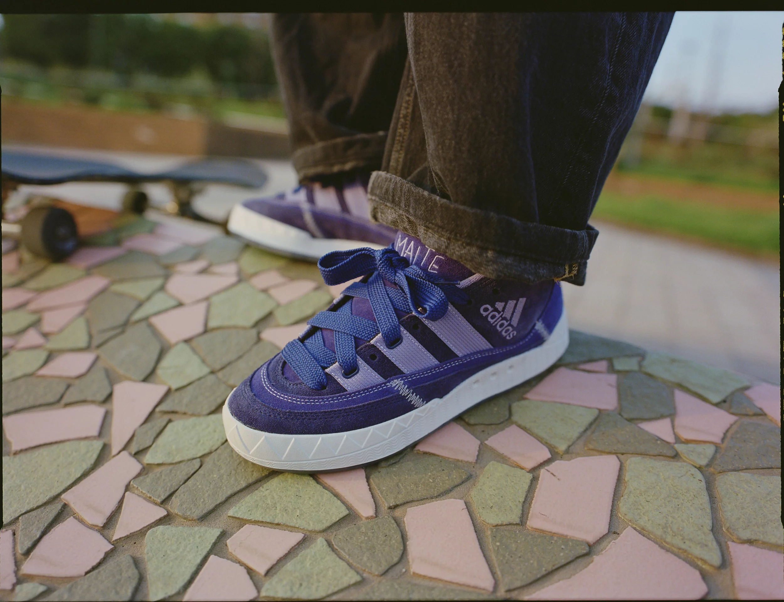 Adidas Adimatic Mid Skate Shoes - (maite steenhoudt) victory blue