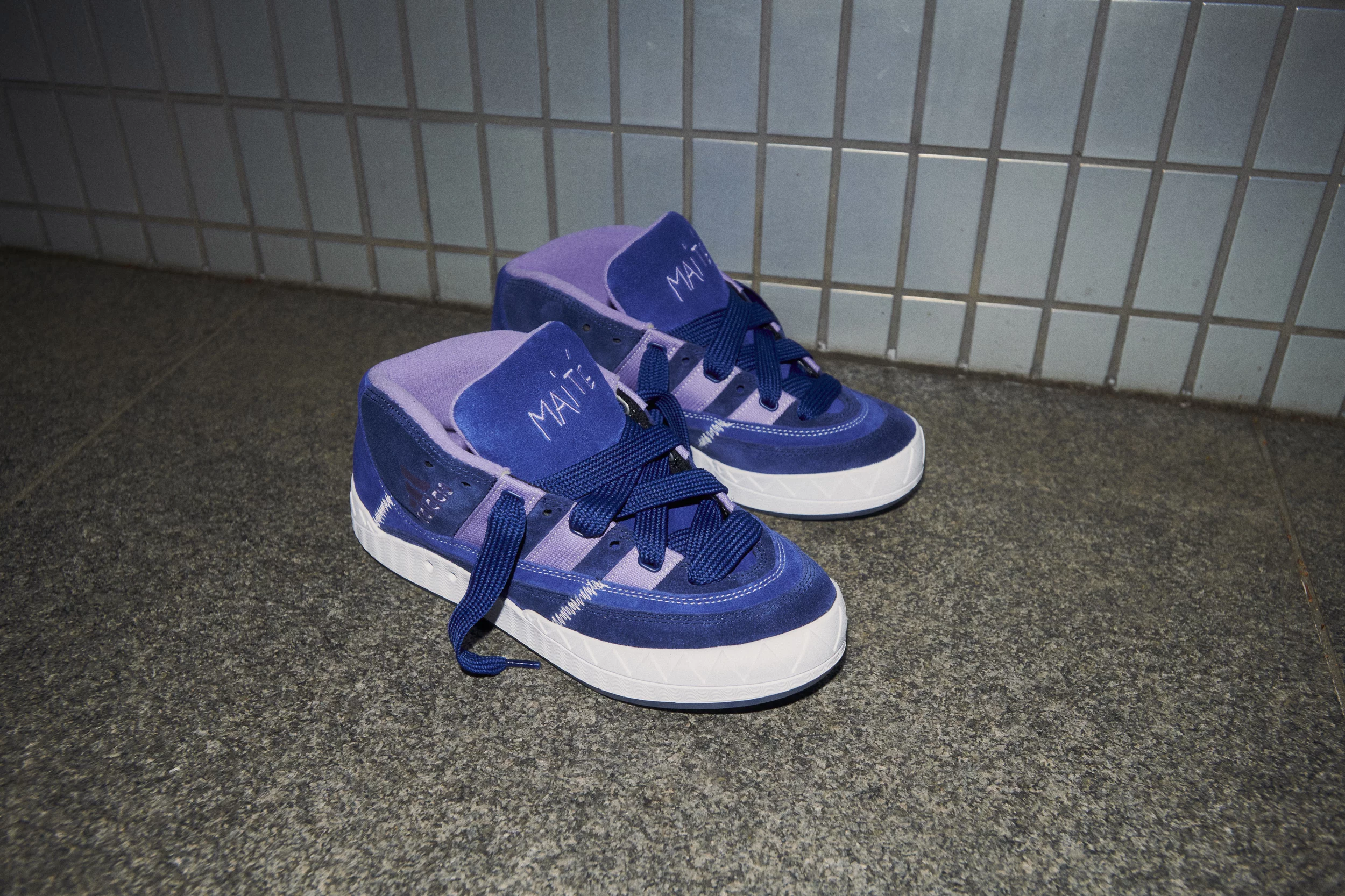 Adidas Adimatic Mid Skate Shoes - (maite steenhoudt) victory blue ...