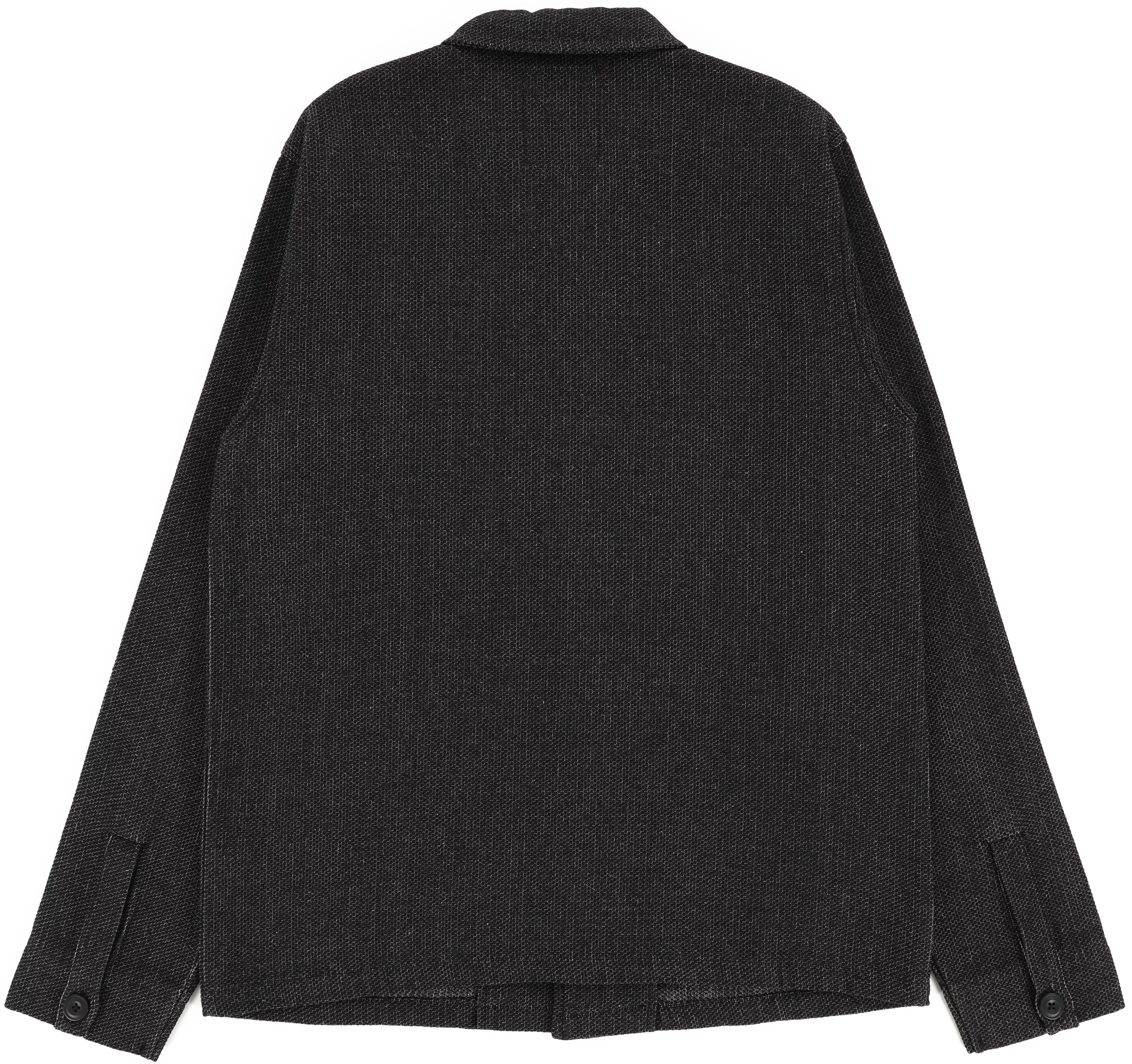 Tactics Zager Sashiko Overshirt L/S Shirt - black sashiko