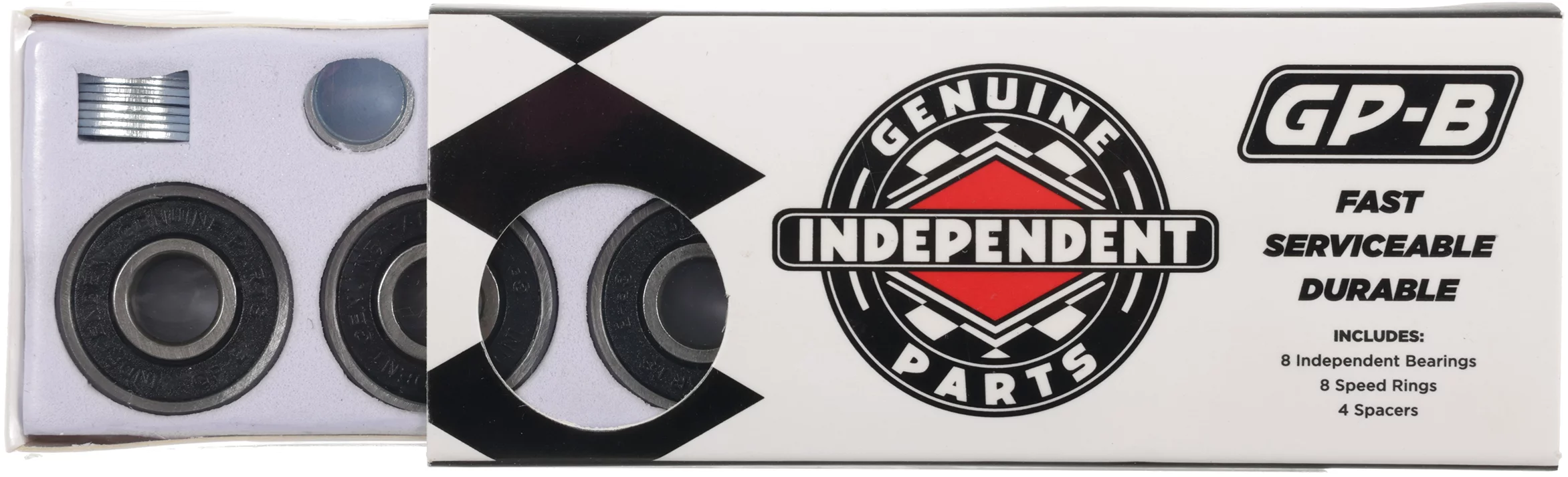 Independent Genuine Parts GP-B Skateboard Bearings - black