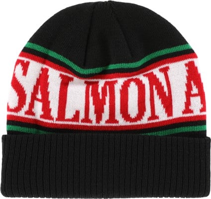 Salmon Arms Jacquard Toque Beanie - black - view large