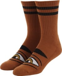 Toy Machine Sect Eye Sock - chocolate