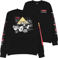 HUF TRD Concept Crew Sweatshirt - black