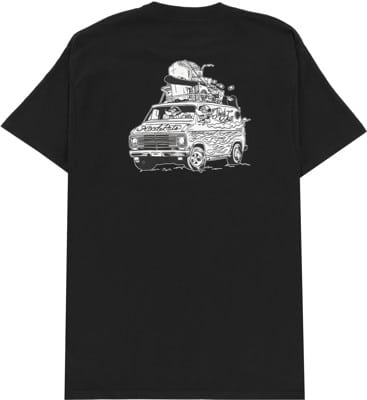 Black and white van hot sale shirt