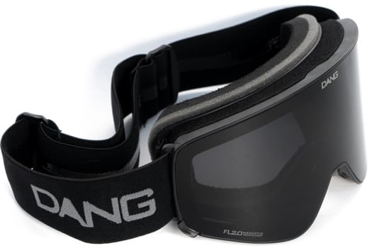 Dang Shades FL2.0 Mag Tech Goggles + Bonus Lens - black/black smoke + low light lens - view large