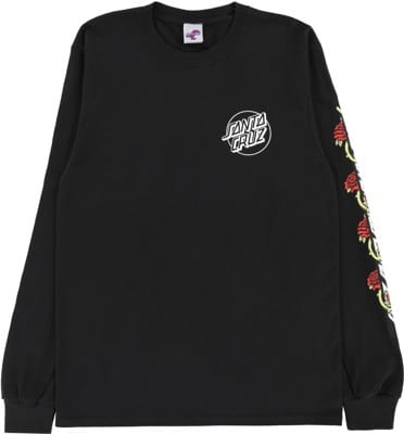 Santa Cruz Dressen T-Shirt Opus black - Roses | L/S Tactics Vine