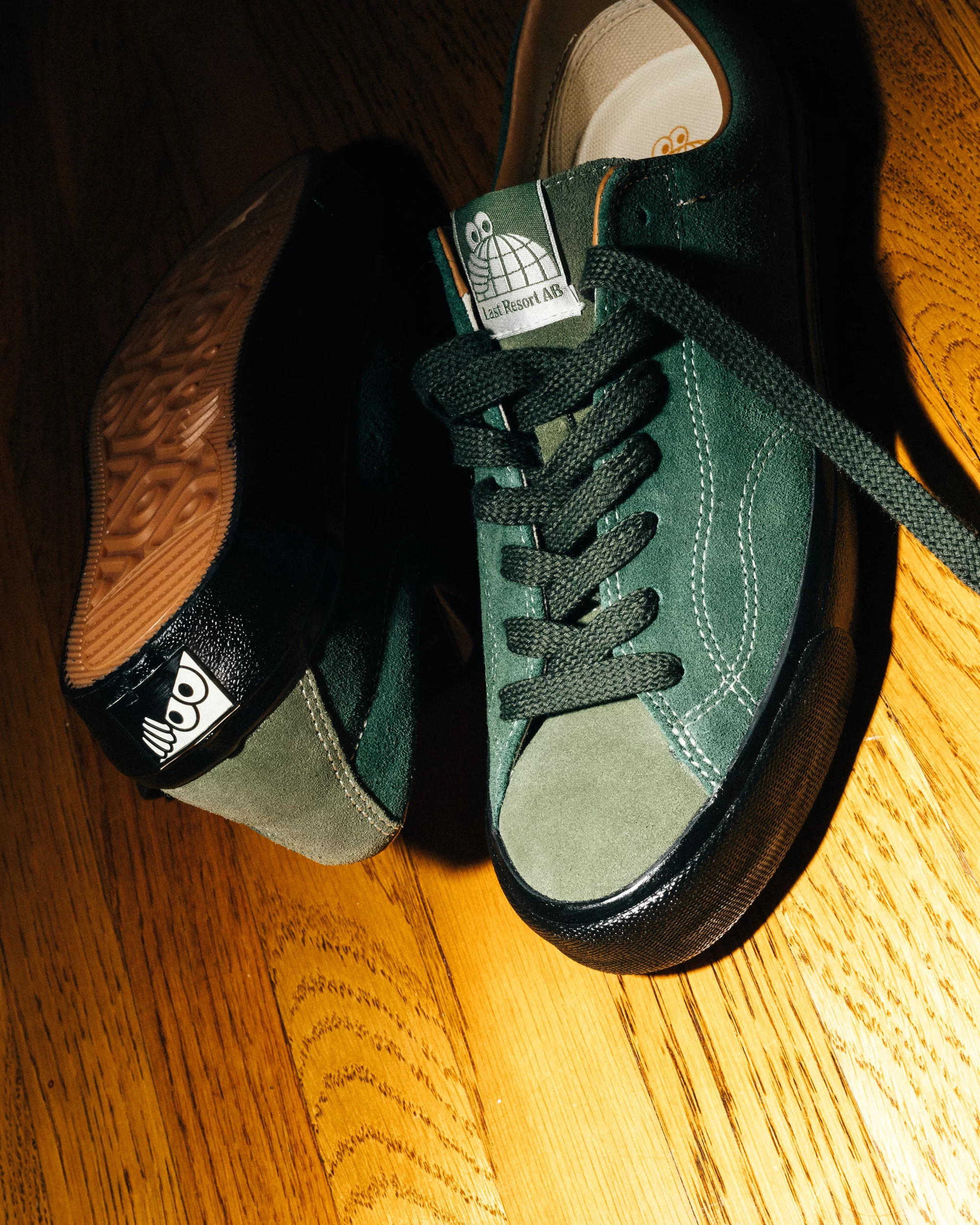 Last Resort AB VM003 - Suede Low Top Skate Shoes - duo green/black