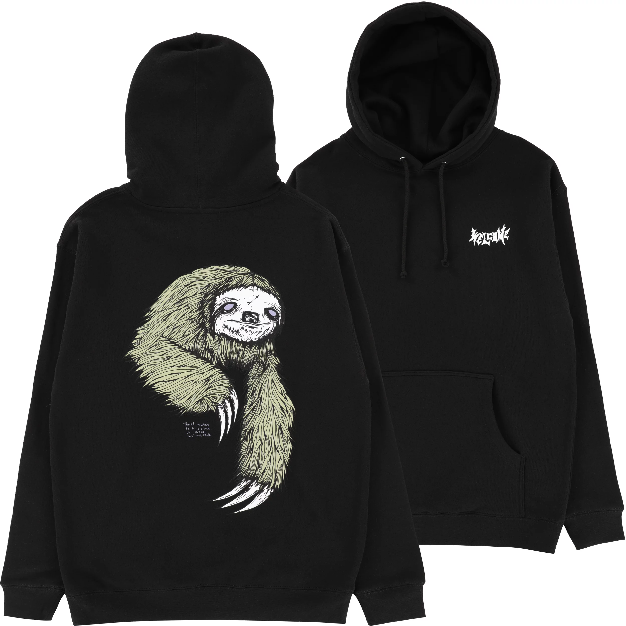 Welcome sloth outlet pink hoodie