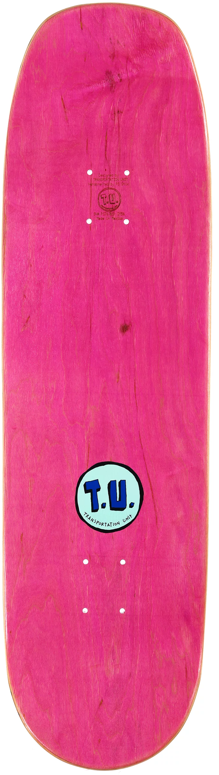 Transportation Unit Breath 9.125 Skateboard Deck - pink | Tactics