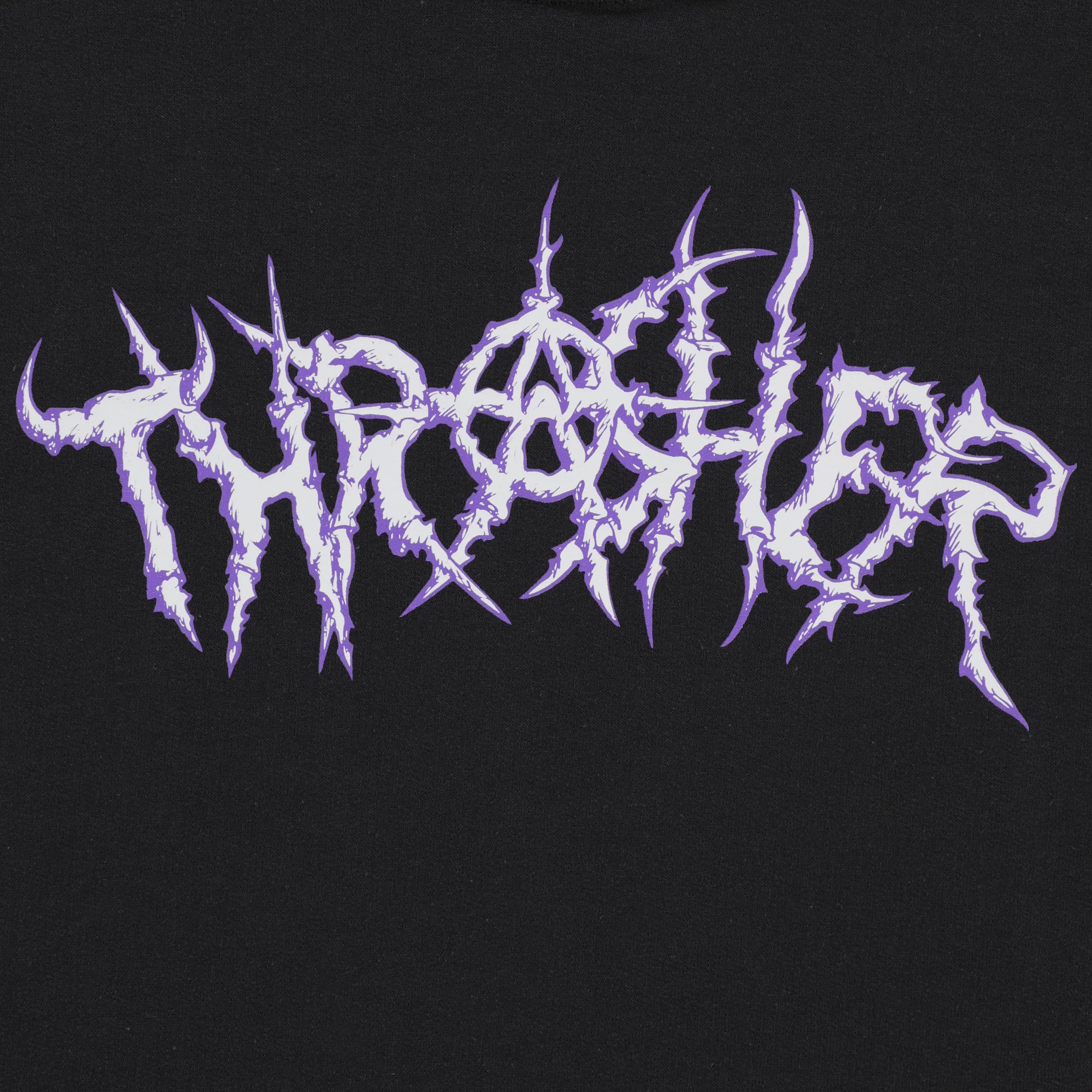 Thrasher hoodie discount black and purple