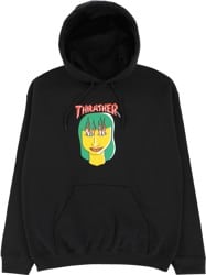 Thrasher Talk Shit By Gonz Hoodie - black