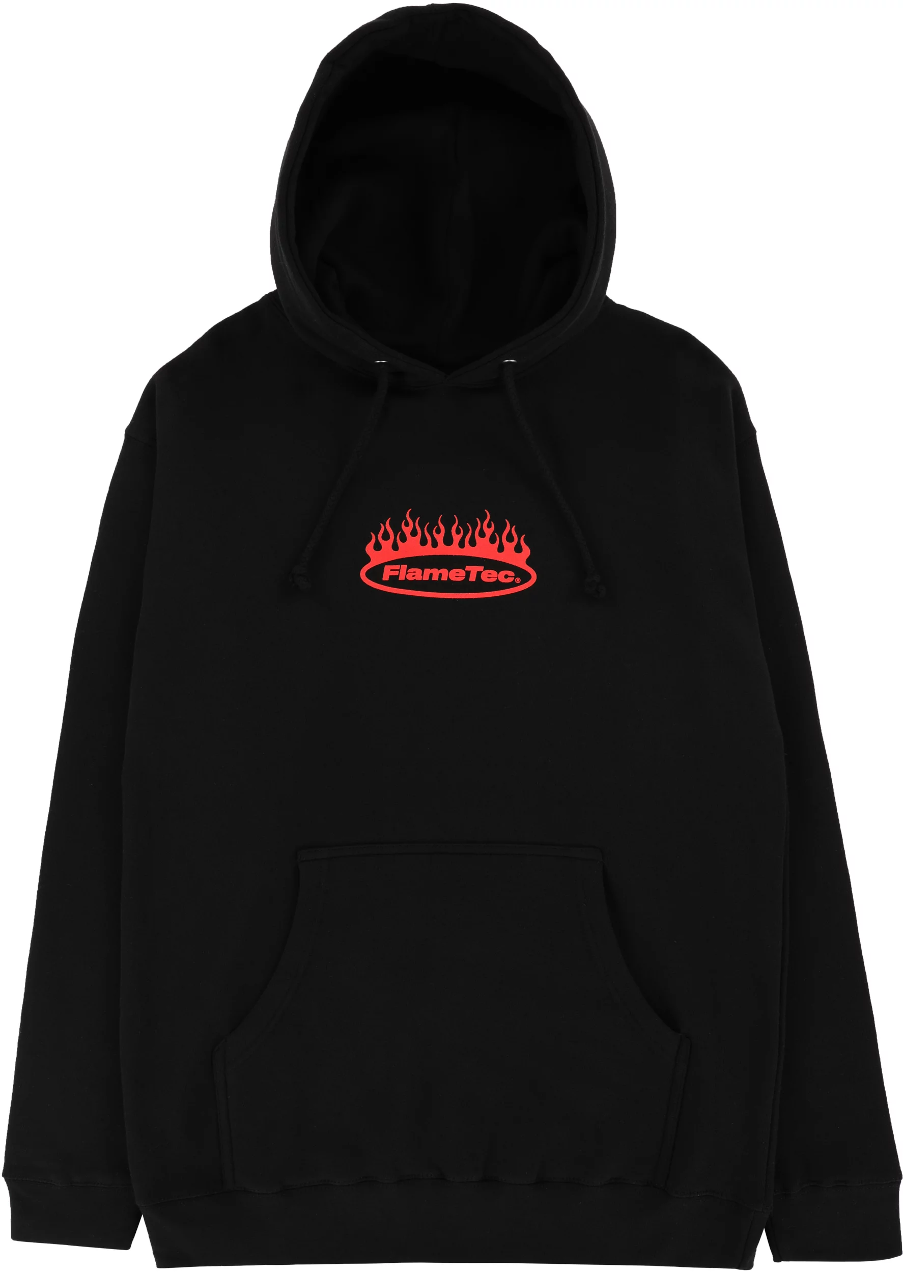 Red and black online thrasher hoodie