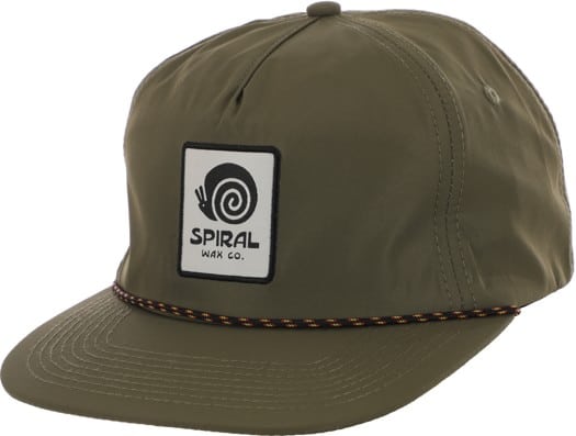 Spiral Wax Co Touring WaterProof Snapback Hat - olive - view large