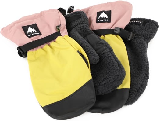 Burton Hi Five Mitts sulfur powder blush true black Tactics