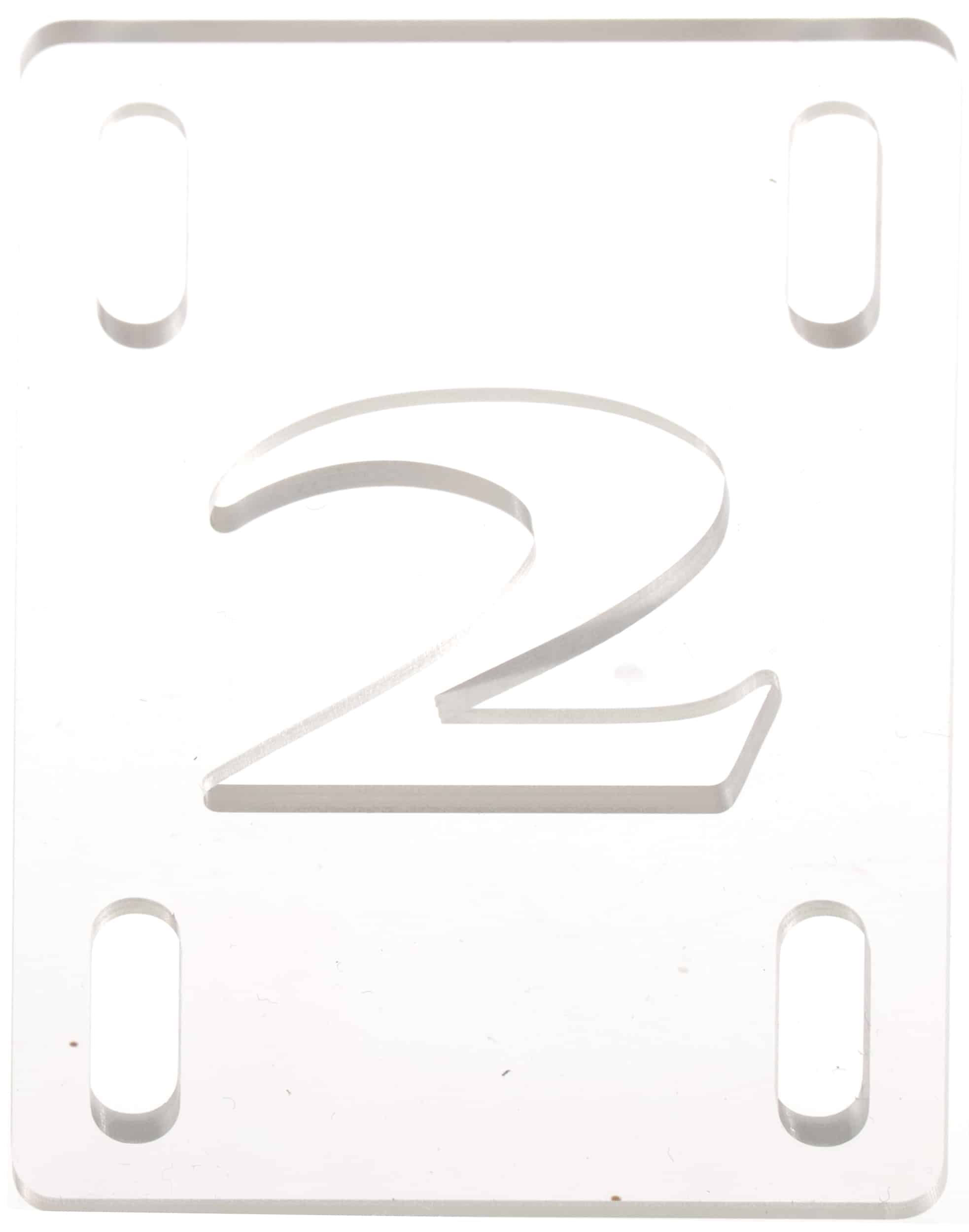 2 Riser Pads Logo Riser Pad - clear | Tactics