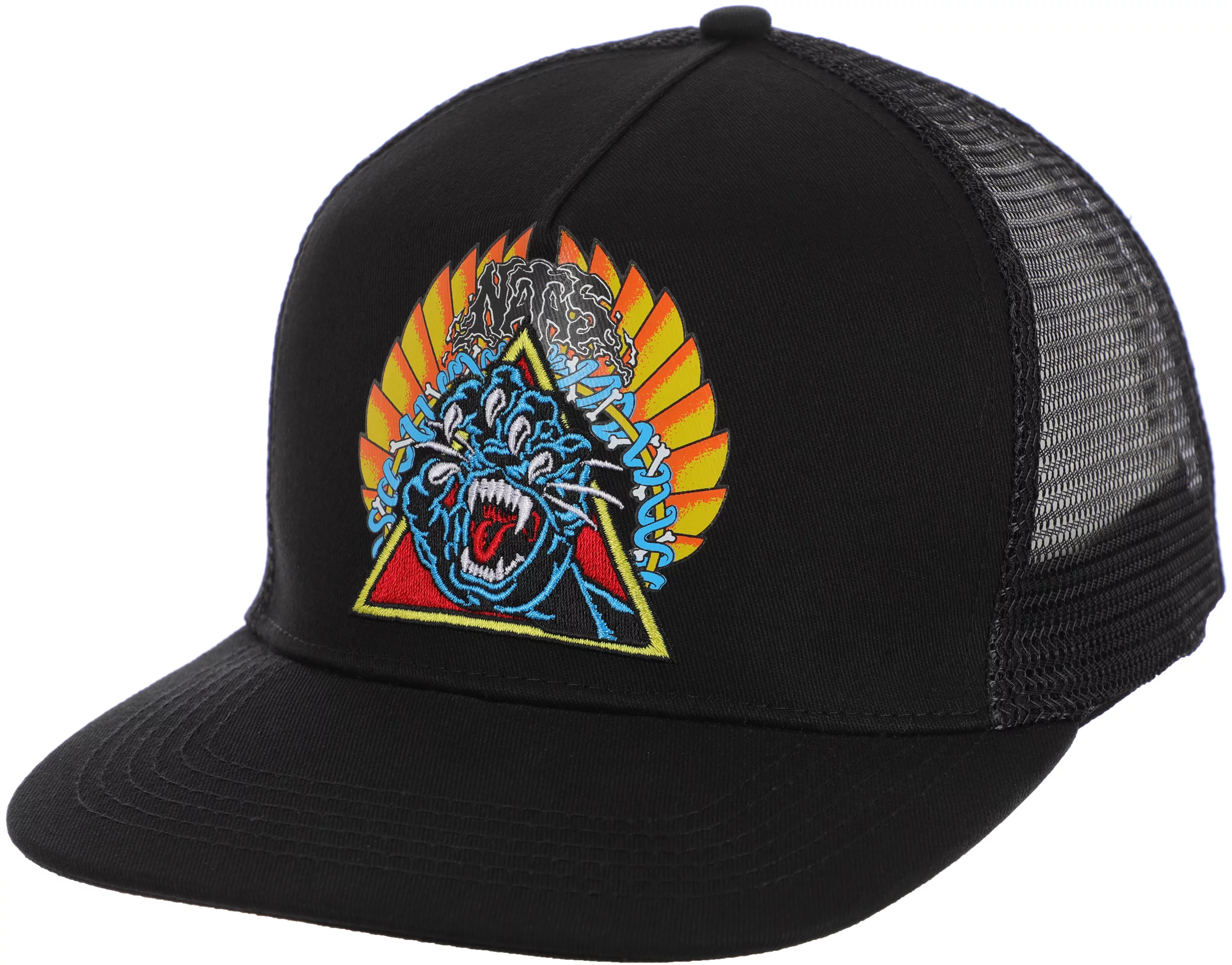 Santa Cruz Natas Screaming Panther Trucker Hat black Tactics