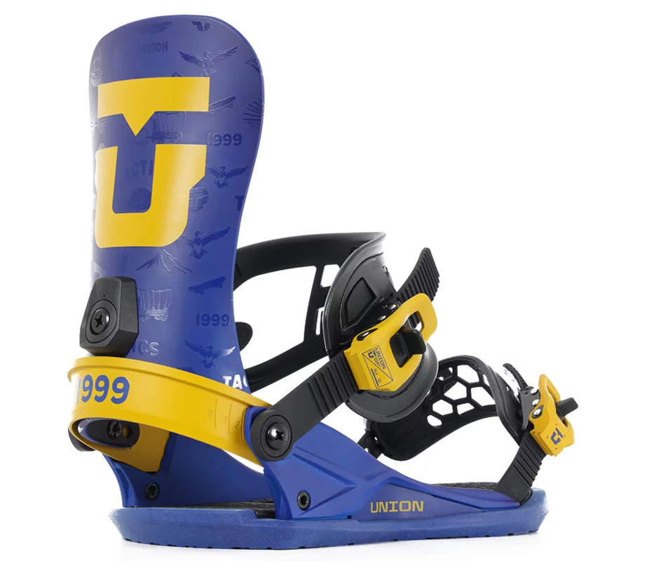 Tactics Union Strata Snowboard Bindings 2025 - navy/gold