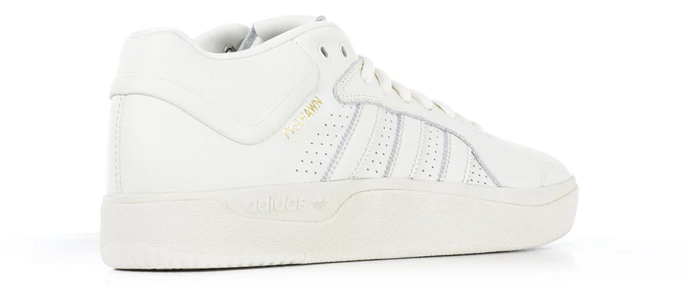 Adidas tyshawn hot sale triple white