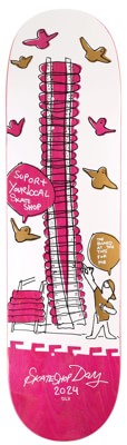 Krooked Shopkeeper 8.5 Skateboard Deck - pink - view large