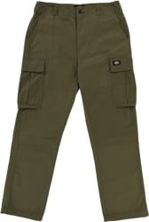 Dickies Women's Contrast Cropped Cargo Pants - military green