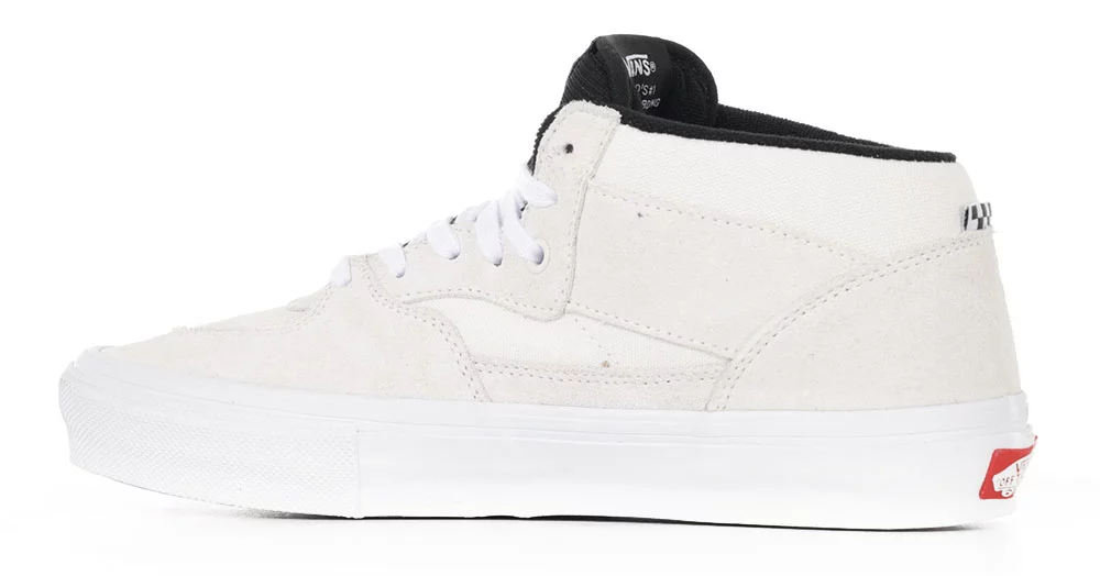 Vans Skate Half Cab Shoes - white/black | Tactics