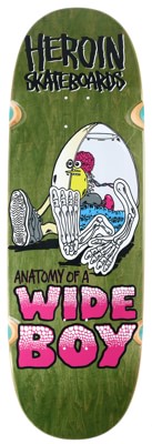 Heroin Anatomy Of A Wide Boy 10.4 Skateboard Deck - view large