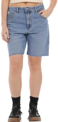 RVCA Women's Crawford Long Shorts - 90s blue - view large