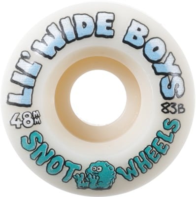 Snot Lil' Wide Boys Skateboard Wheels - white (83b) - view large