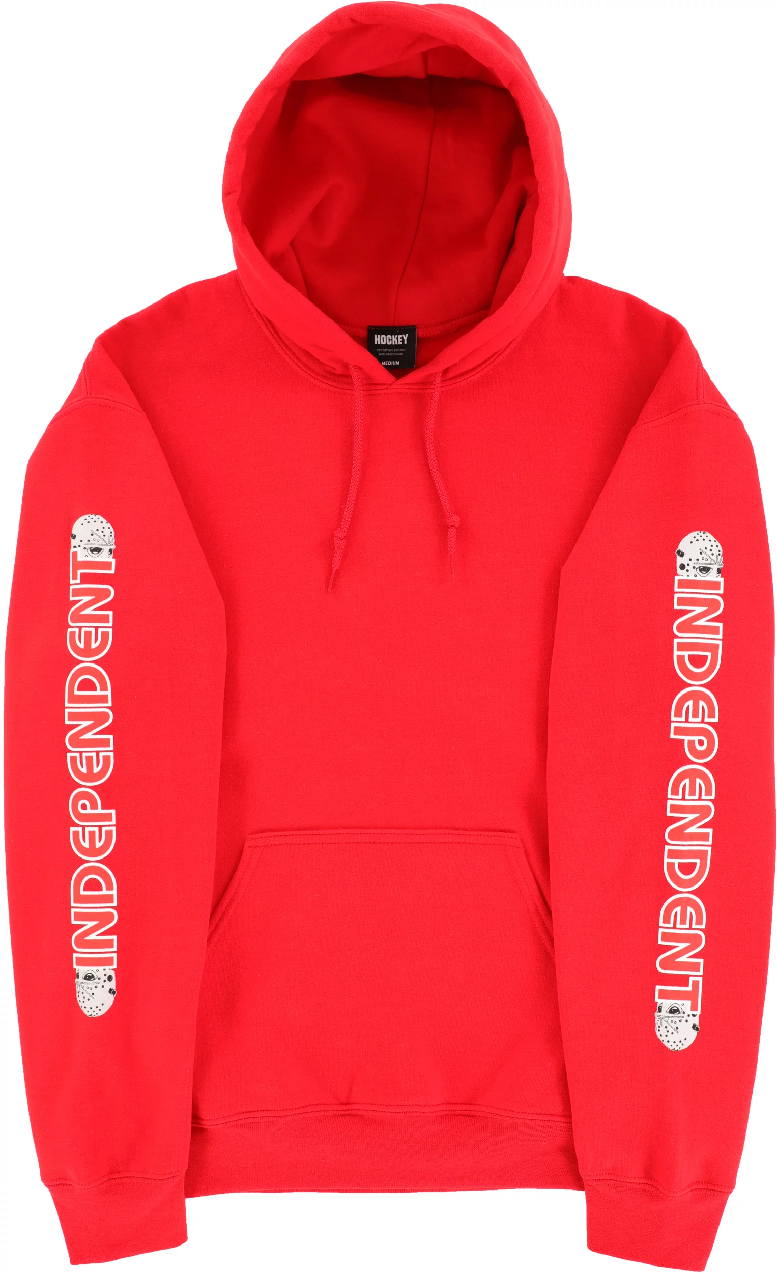 Red independent hoodie deals