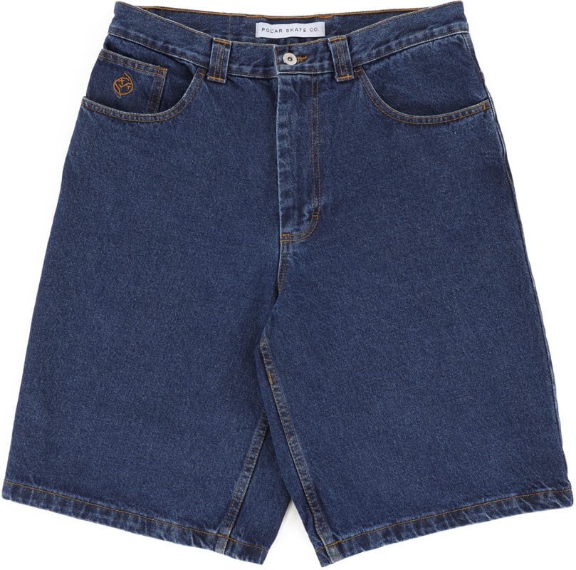 Polar Skate Co. Big Boy Denim Shorts - dark blue | Tactics