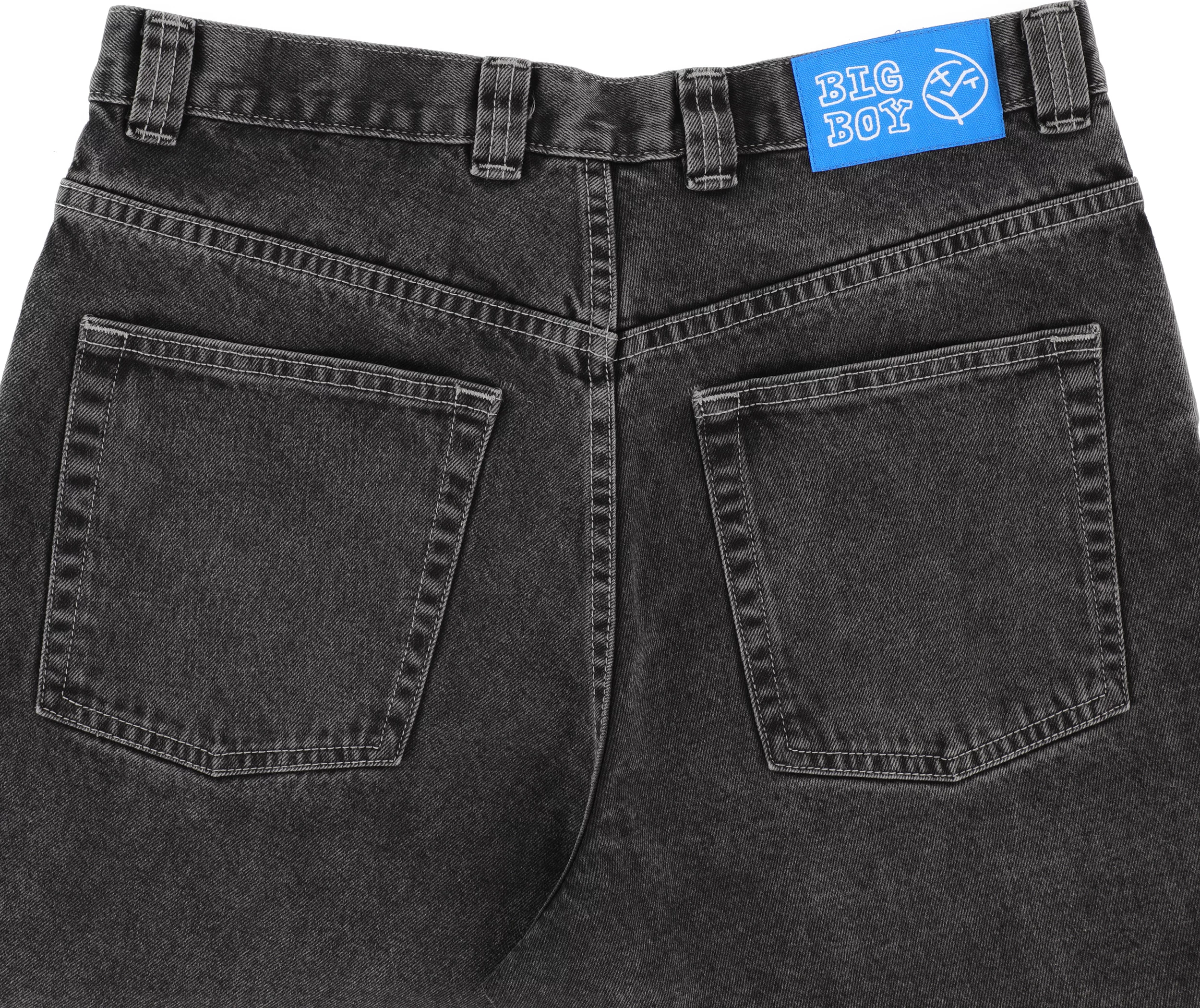 Polar Skate Co. Big Boy Denim Shorts - silver black | Tactics