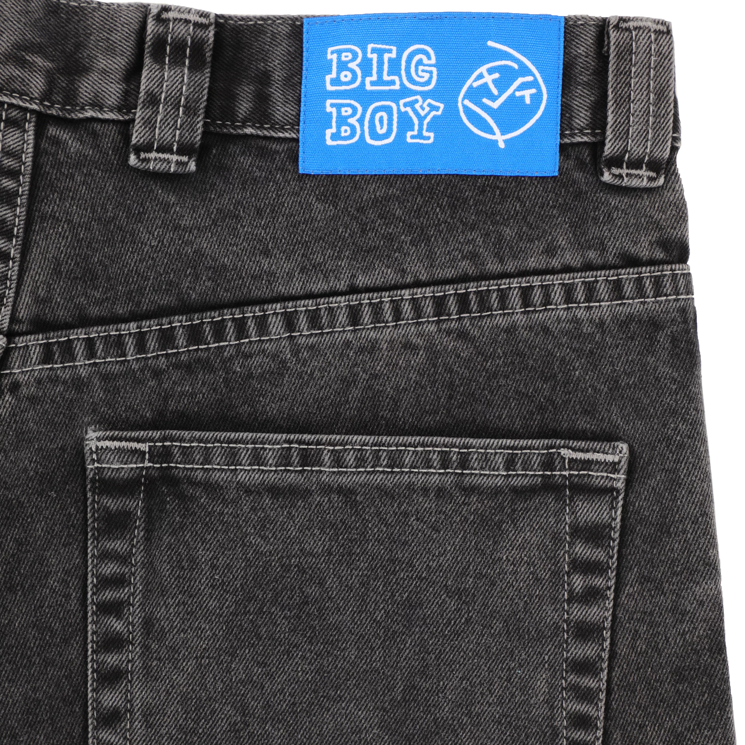 Polar Skate Co. Big Boy Denim Shorts - silver black | Tactics