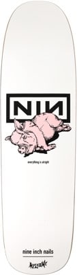 Welcome Nine Inch Nails Pig 9.25 Golem Shape Skateboard Deck - white - view large