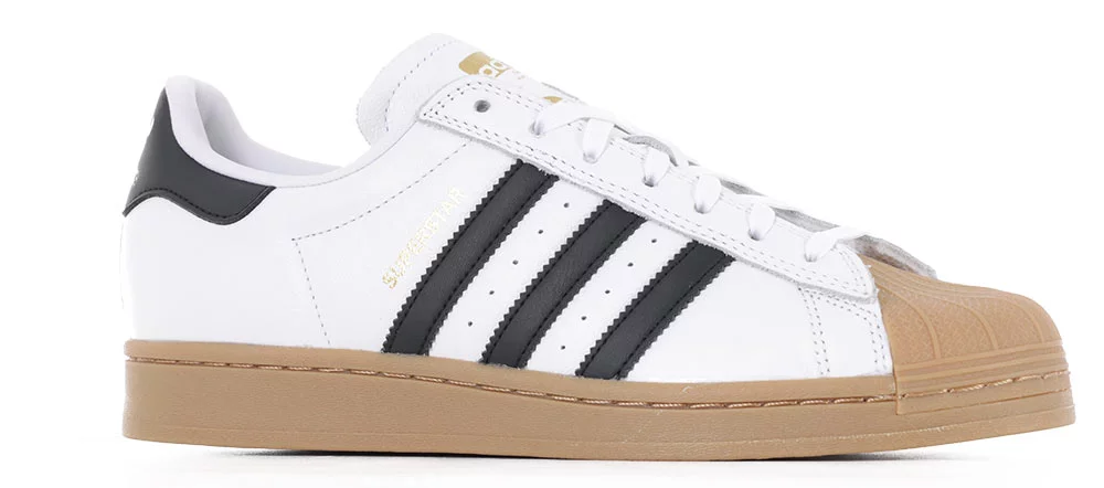 Adidas Superstar ADV Shoes White Black Gum