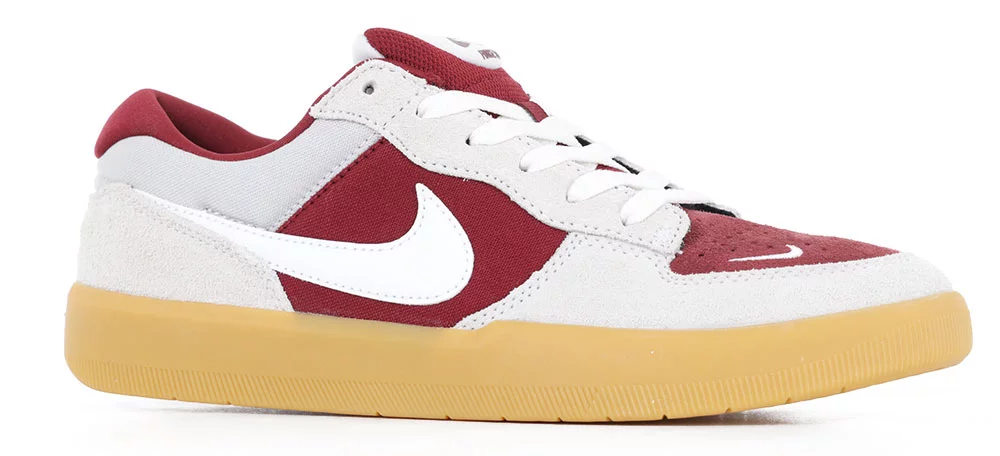 Nike SB Force 58 Skate Shoes team red white summit white gum lt brown Tactics