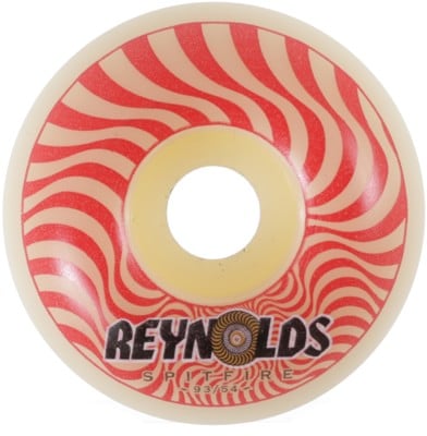 Spitfire Reynolds Pro Formula Four 93 Classic Skateboard Wheels - natural/red (93d) - view large