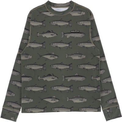 Airblaster AB Base Layer Top - olive fish - view large