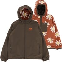 Airblaster Double Puff Reversible Jacket - rust big daisy