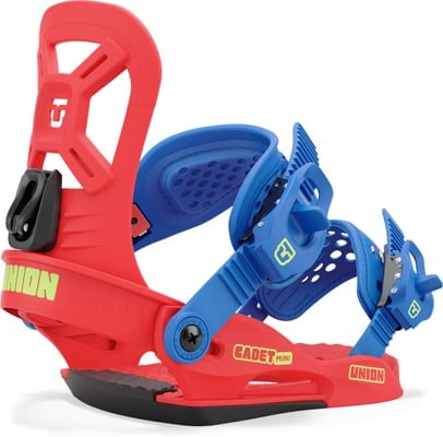 Union Kids Cadet Mini Snowboard Bindings 2025 - red - view large