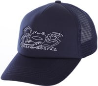 Frog Big Shoes Trucker Hat - navy