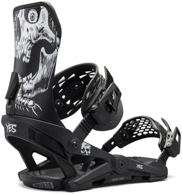 YES Kowalchuk Snowboard Bindings 2025 - black - view large