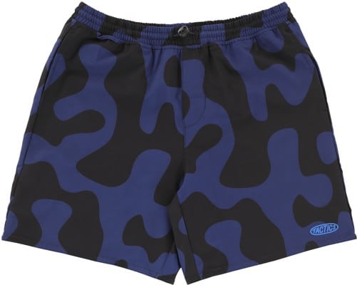 Tactics Oval Logo Hybrid Shorts - cobalt camo - view large