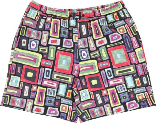 Tactics Oval Logo Hybrid Shorts - geo print - view large