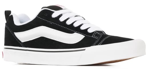 Vans Knu Skool Skate Shoes - black/white - view large