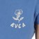 RVCA Women's 411 T-Shirt - federal blue - front detail