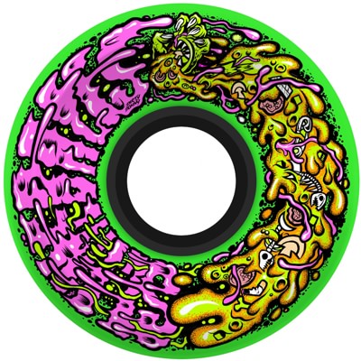 Slime Balls Dirty Donny Mini OG Slime Cruiser Skateboard Wheels - green (78a) - view large