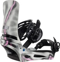 Burton Cartel X Snowboard Bindings 2025 - gray/pink