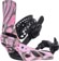 Burton Women's Lexa X Snowboard Bindings 2025 - gray/pink