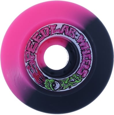 Speedlab Strangehouse Skateboard Wheels - pink/black split (95a) - view large